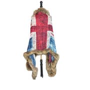 Vibrant Union Jack Scarf with Stylish Trim