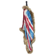 Vibrant Union Jack Scarf with Stylish Trim