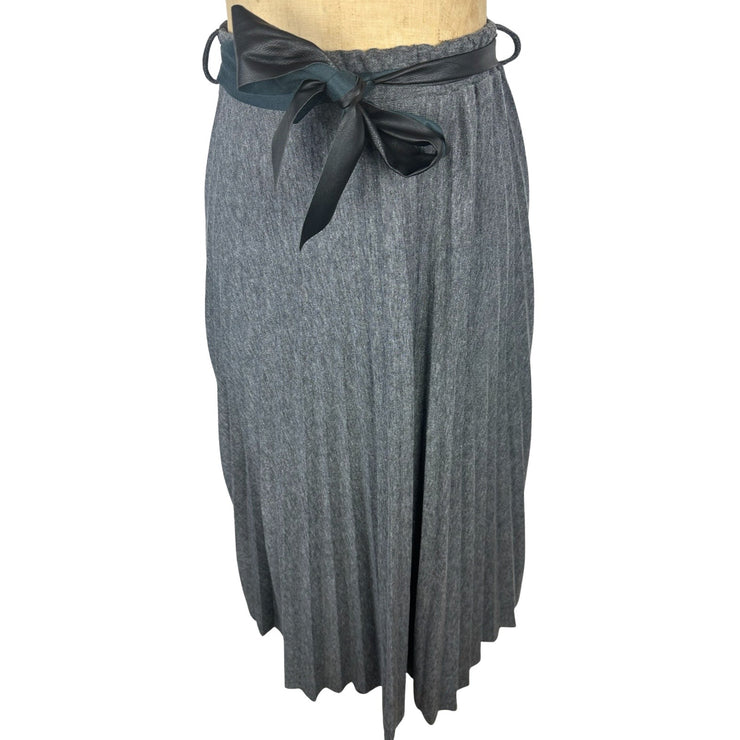 Elegant Pleated Jersey Maxi Skirt