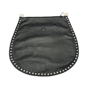 Real Hide & Leather Studded Edge Hobo Bag
